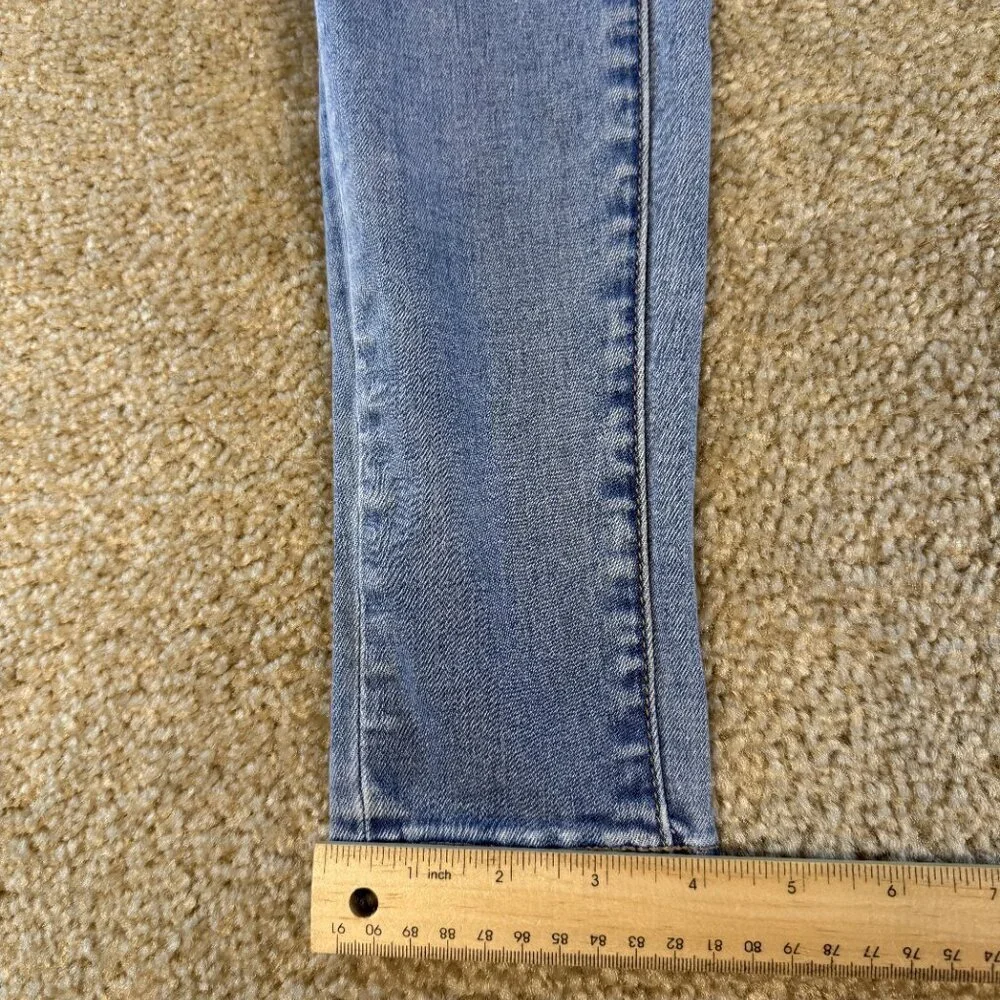 American Eagle Jeans Women Sz 2 Blue Denim Hi Rise Jegging Next Lvl Stretch F457